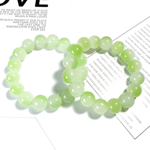 สร้อยข้อมือลูกปัดแก้วไลโอไลท์ ลูกปัดเปลี่ยนสี ลูกปัดสำหรับเล่น สร้อยข้อมือผู้หญิง ลูกปัดสายรัดข้อมือ ลูกปัดสร้อยข้อมือ ของขวัญวันเกิด