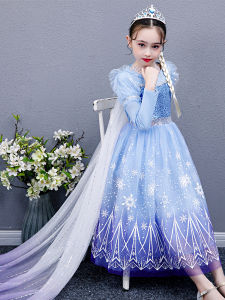 Halloween Birthday Elsa Anna Princess Dress