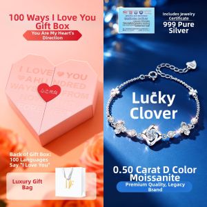 East Beauty | Luxury Silver Moissanite Bracelet