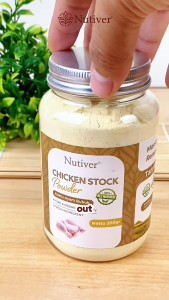 NUTIVER Kaldu Ayam Bubuk Non-MSG / Bumbu Dapur Powdered Chicken Stock Non Msg