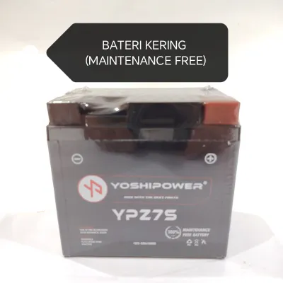 NVX 155 v1 / NVX 155 v2 BATTERY YPZ7S MAINTENANCE FREE BATERI MOTORSIKAL BATTERY BATERI YPZ7S BATTERY NVX 155