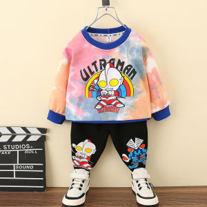 ชุดกีฬาคอตตอนแขนยาวสำหรับเด็กชาย ชุดยูนิฟอร์มนักเรียนฤดูใบไม้ร่วง เสื้อผ้าเด็กชาย ชุดโอตันมา แฟชั่นเก๋ไก๋ 2025