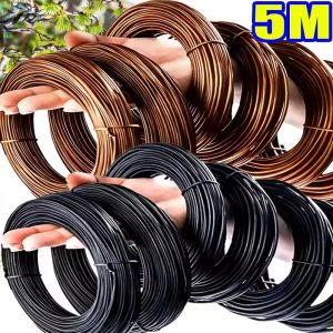 5M Bonsai Training Wire Set for Garden Plant Support Aluminum Wire DIY Bonsai Craft Climbing Vine Tree Shaping Gardening Tool