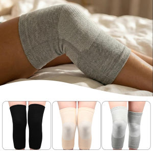 Bamboo-Charcoal Knee Sleeve Knee Compression Sleeve For Arth-Ritis 4-Way Stretch Compression Breathable & Moisture Wicking