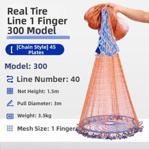 PATGEAR | Easy-throw Rotatable Fishing Net
