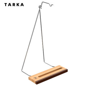 TARKA Triangle Lantern Stand phone 2 in 1holder Folding wood bottom light racks Light Hangers Camping Equipment New Arrival