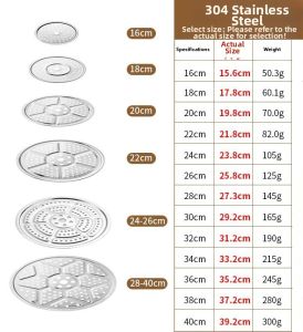 TEKANAI | 304 Stainless Steel Universal Steaming Plate