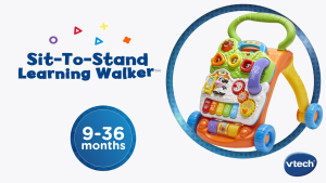 VTech Sit to Stand Learning Baby Walker (Pink) Girls Infant Toddler Baby Toys for 9 months 1 years 2 years with Speed Control detachable learning panel with rich learning Early Learning Baby Gear Baby walker Toys