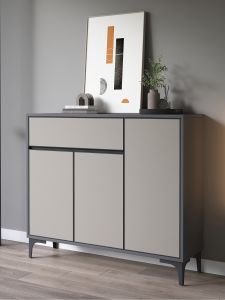 New Arrival Customized Aluminum Alloy Shoe Cabinet Minimalist Outdoor Door Waterproof and Sun Protection Balcony Ark House Courtyard Locker