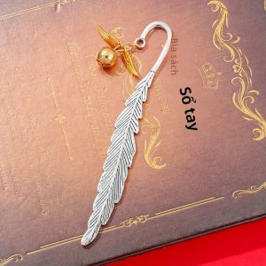Mặt Dây Chuyền Harry Potter Golden Snitch Bằng Kim Loại Làm Dấu Trang Cho Người Yêu Sách Quà Tặng Đọc Sách Thiết Kế Hình Học Lấy Cảm Hứng Từ Hogwarts Quà Tặng Dành Cho Chị Em Thân Thiết