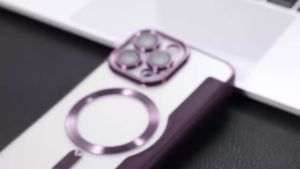 Transparent Flip Leather Magnetic Case for Samsung Galaxy S26 Ultra S25 Edge S24 Plus S23 Fe S22 Wireless Charging Phone Cover