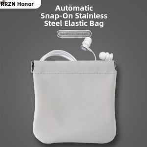 RQZN | Mini Waterproof Earphone & Accessories Organizer PU Leather Case