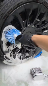 Tyre Hub Wheel Cleaning Rims Brush Soft Bristle Tayar Car Wash Brush Berus Pencuci Tayar