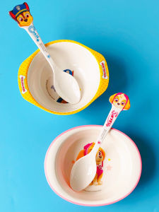 Children Spoon Mens and Womens Baby Food Kindergarten Household Paw Patrol Tableware Melamine Cartoon Soup Spoon