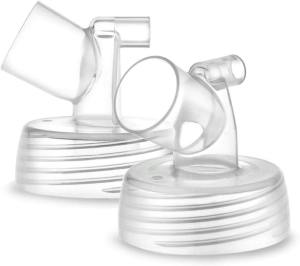 2Pcs Flange compatible with Spectra breast pump accessories detachable baby breastfeeding accessories food grade parts