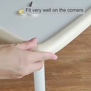 2M baby bumper cover Baby anti-collision strip L-shaped furniture cover thickened edges anti-collision soft cover baby safety corner protector Desktop edge anti-collision protection childrens anti-collision strip can be tailored