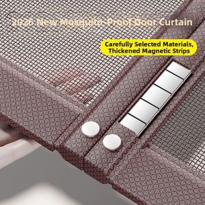 Mosquito Repelling Magnetic Door Curtain