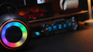 HEAVY BASS BASS-23 Portable Bluetooth TWS V5.4 Speaker with RGB Lighting TWS Loud Volume Multiple Playback Easy to Carry