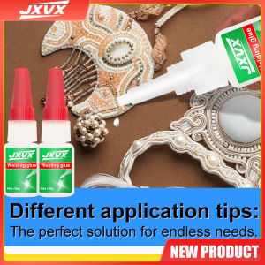 JXVX 20 g High-quality strong welding adhesive universal super glue eco-friendly epoxy resin adhesive plastic glass metal DIY adhesive materials quick-drying glue