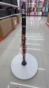 SLADE Bb Clarinet 17 Keys ABS Body Silver or Rose Gold Keys Profession Woodwind Instrument with Case for Practice Performance