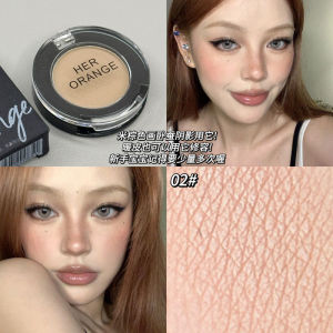 Herorange Matte Single Color Eyeshadow Natural Low Saturation Soft Fog Rose Eye Makeup Gentle Natural for Beginners