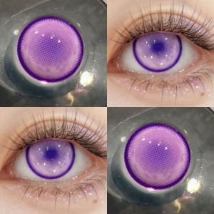 VISUASHOW Cyber Cute Anime Cosplay Colored Contacts 6 Months Disposable Soft Lens Sweet Daily Makeup Big Eye for Women Girls
