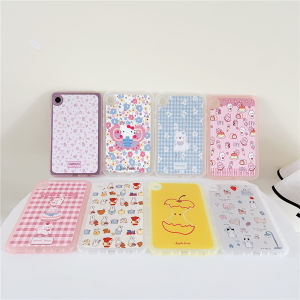 สำหรับ Apple ไอแพดโปรแอร์ M4 M2 M3 11th 10th 9th 8th 7th 6th 5th 4th 3rd เจน11.0 10.9 9.7นิ้ว Tablet Pro A17ขนาดเล็กเคส TPU การ์ตูนน่ารักสำหรับเด็กกรอบนิ่มทนทานต่อการตกหล่น