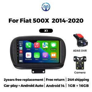 Android 15 9inch Car Radio For Fiat 500X 2014-2020 Wireless Carplay GPS Navigation Multimedia Player 2 Din Car Stereo Head Unit