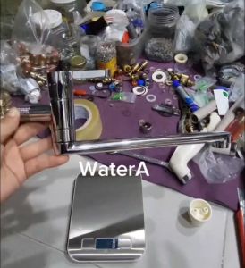 Hồ nối dài vòi rửa âm tường inox nước siêu mạnh