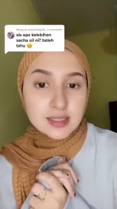 SACHA INCHI FACE OIL & SUNSCREEN SPF 50 REEENS BEAUTY CARE -  Omega 369 dan Vitamin A & E