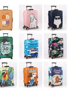 Thickened Dustproof Cover Elastic Travel Luggage Protector Case for 20/24/28 Inch Suitcase Universal Size Travel Bag Accessories