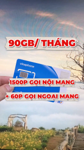 (SẴN 1 THÁNG ĐẦU) Sim 5G Vinaphone Gói FCLUB Tặng Data Tốc Độ Cao 90GB/tháng + Miễn Phí Nghe Gọi Miễn Phí Tháng Đầu | FREESHIP - CHƯA KÍCH HOẠT