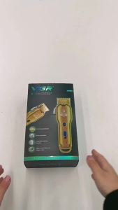 VGR | VGR 650 Máy Cắt Tóc Điện Không Dây Chuyên Nghiệp Tông Đơ Cắt Tóc Sạc Điện Cho Nam Sử Dụng Ướt/Khô Với Lưỡi Dao Bằng Thép Không Gỉ