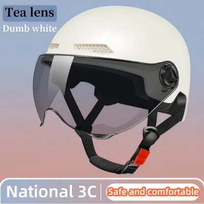 OEING | Mens Retro Motorcycle Helmet Cruiser Scooter Vintage Half Helmet Ultralight Bike Helmet for City Commuting and Riding