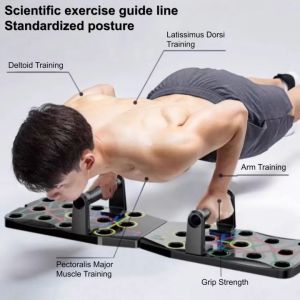 FUYOGI Multifunctional Push Up Board Non-slip Chest Shoulder Back Triceps Training