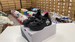 รองเท้าแตะ รัดส้น MLB Bigball Chunky สีดำ LA Size 36-44 สินค้าขายดี  มีบริการเก็บเงินปลายทาง