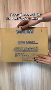 Samurai Dry Box F380 Pro (Upgraded Version) Camera Storage Foc 1Bottle Blue Desiccant Gel