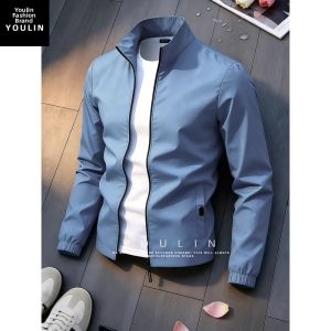 YOULIN | Gray Summer Ice Silk Sun Protection Jacket Slim-fit