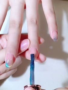 Magnetic Nail Polish Set 12pcs/Set 6w Led Gel Polish Set Shine Cat Eye Gel Top&Base Coat Nail Art Tools