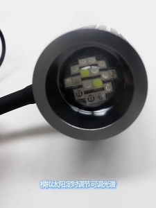 SG READY STOCK l Fish Tank LED Seawater Lamp Specially for Corals Aluminum Alloy Aquarium Lighting with UV Intelligent