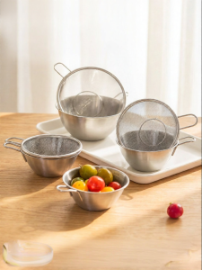 MODERN SWEETHOME | Stainless Steel Fruit And Vegetable Washing Colander