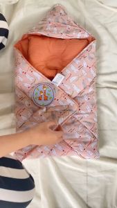 SELIMUT TOPI BAYI NEWBORN - SLIMUT BABY - HOODIE BABY BLANKET - KADO LAHIRAN