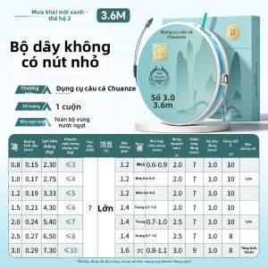 CHUANZE | Bộ Dây Câu Không Gắt Hoàn Thiện cho Cuộc Thi