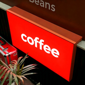 Acrylic LED Light Box Signboard Waterproof | Custom Shop Sign LED Signage for Business Store Cafe Logo Display