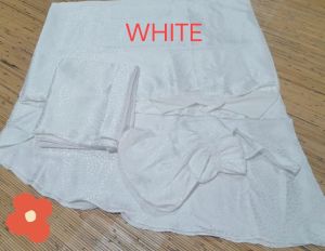 Telekung Travel zip bahagian depan material satin jaquar