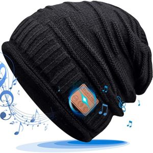New Bluetooth Hat Knitted Hat Warm Fashion New Music Hat Plus Velvet Bluetooth Hat in autumn and winter