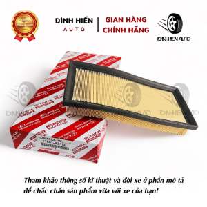 Lọc gió điều hoà máy lạnh + lọc gió động cơ Toyota Vios (2014-2023) | Yaris (2014-2023) (Mã: 87139N010 / 178010Y050 / 178010Y040)