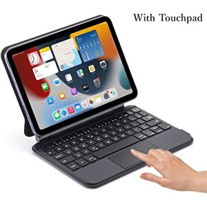 COCOQAC Touchpad keyboard and Wireless keyboardiPad Pro 12.9/11 2022 iPad Mini 6th 7th A17 Generation Magnetic Keyboard Case Floating Cantilever Stand Multi-Touch Trackpad Backlit Keys for iPad Mini 6ipad 10th Gen 10.9 inch 2022 relesemini 6  8.3inch