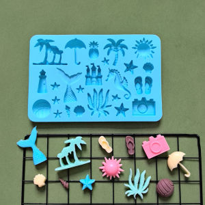 1pc 25 hole ocean creature camera shaped DIY non stick baking mold used for cookies chocolates candies etc