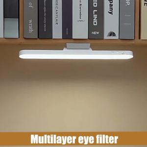 Rechargeable Led Light Magnetic Table Lamp Remote Control Cabinet Light Dimmable Desk Lamp For Study Desk With Led Lights Lampe De Bureau Led - Lazada